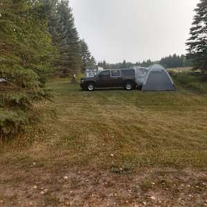 Little campsite on the hill