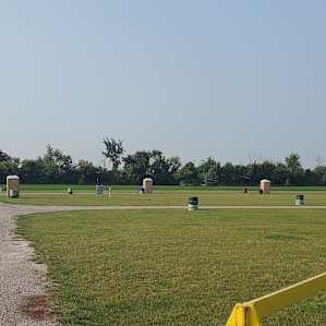 Nice baseball fields for Little League. Great park