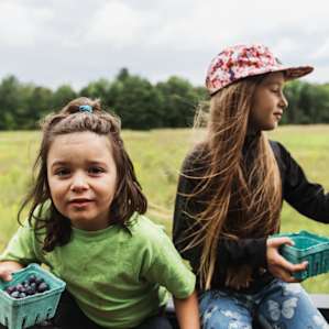 We hopped in the back of the pickup truck for a tour of the campsites—it was so much fun to spend a bit of time with our kind hosts before setting up camp for the night.