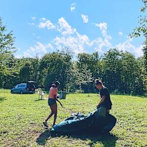 Tenting at Chick Farm's Middle Hill