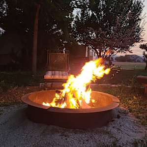 Nice fire by Wes Robbins