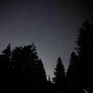This photo doesn’t do the stars justice, but they’re gorgeous from the campground.