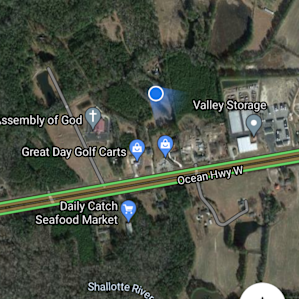 This is the location of Connie B's on Google maps