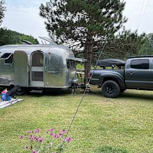 Easy to back in with loads of space to setup camp