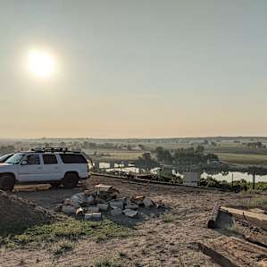 campsite view