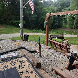 Campsite on the Caney RV Site
