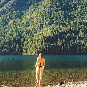 Cameron Lake, just ten minutes away, is a great place to swim or sun tan.