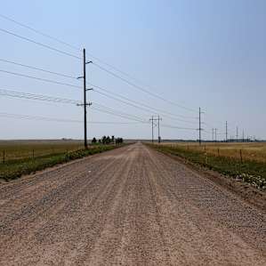 The dirt road before you turn off onto Simply Shaanti's site