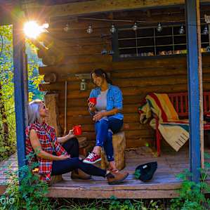 Perfect spot for morning coffee and heart to hearts.