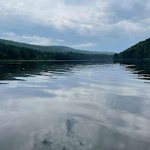 Flashing Moose river campsites
