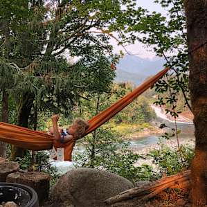 Waterfall camp