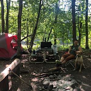 Campsite 2. Our dog loved it here!