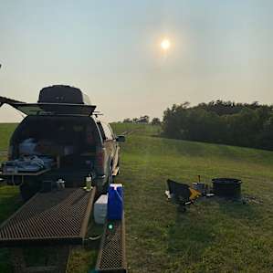 Rustic Tent camping