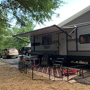 Paved RV Parking Site Near Athens