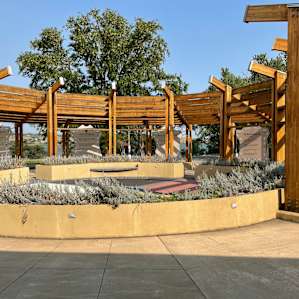 Meditation garden at St Joe’s