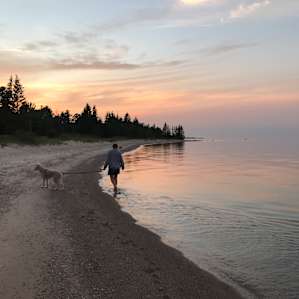 Huron Splendor -- a rustic site