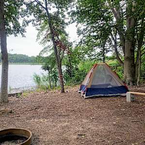 Clean campsite