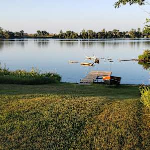 Full hookup RV site by the lake