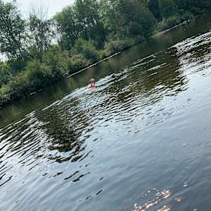 Swimming.