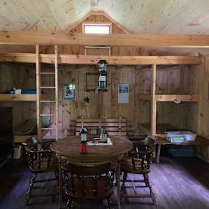 Inside cabin.