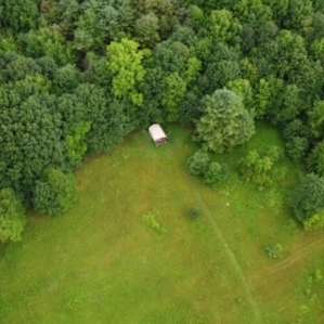 From above