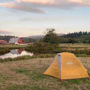 Tent camping at Taylor Farm