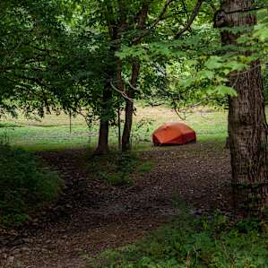 Tent Camping on 93 acre Horse Farm