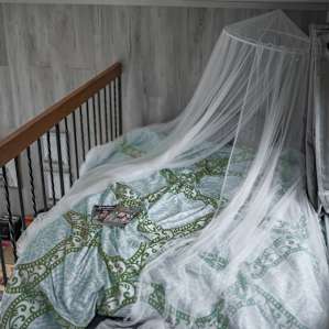 Canopied bed