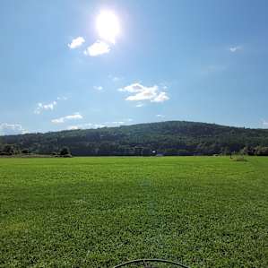 A daytime view of the mountain, as seen from where I placed my tent