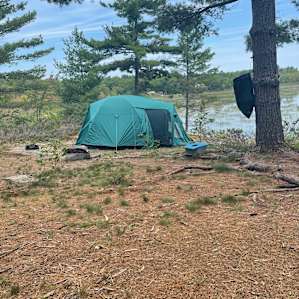 Paddle-In Waterfront Camping on Sparrow Lake for 12
