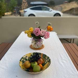 Generous common area for guests…. Thanks Philomina…
