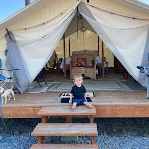 Private Glamping, with pool/hot tub