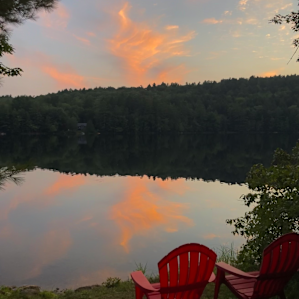 Watching the sun go down