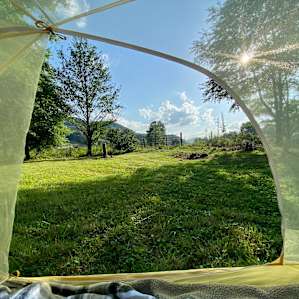 Tent/drycamping, Spectacular views!