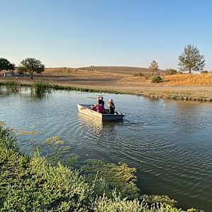 Boating on Twisselman’s Lake