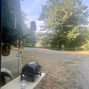 View from our RV camping spot