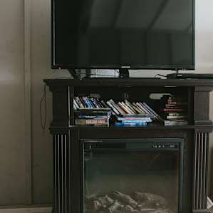 TV with a good selection of DVDs