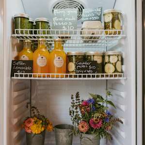 I seriously wanted to buy everything in this fridge, it all looks so tasty!