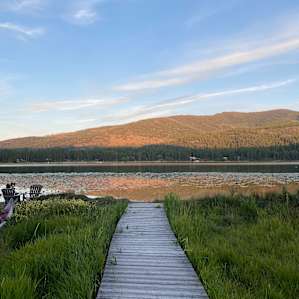 Lake front at Camp 12 Paws