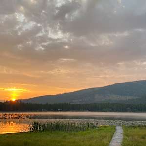 Lake front at Camp 12 Paws
