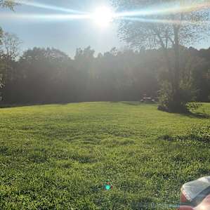 The beautiful view of section #1 campisite