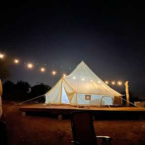 Baby Oaks Geodesic Dome Glamping