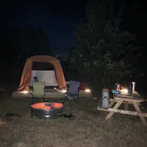 Camp on Birch Harbor Berry Field