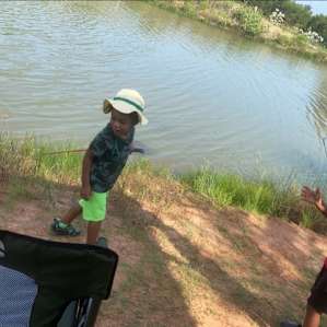 Teaching the littles to fish was an amazing experience they will never for get.