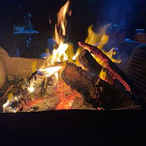 We bought the $35 woodpack to keep us warm through the freezing night (4 degree)