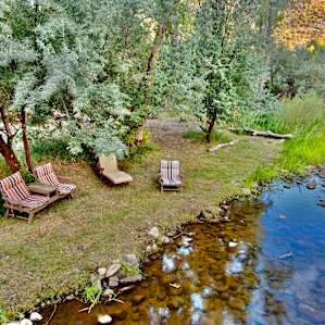 Relax by the stream and take it all in