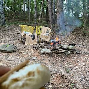 Canvas Bell Tent with Woodstove