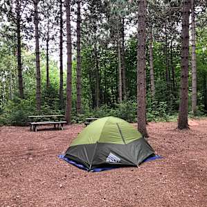 Excellent site for a private relaxing comfortable base or getaway!