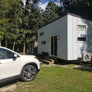 Tiny house on seven arce pond