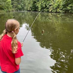 Caught a blue Gill!